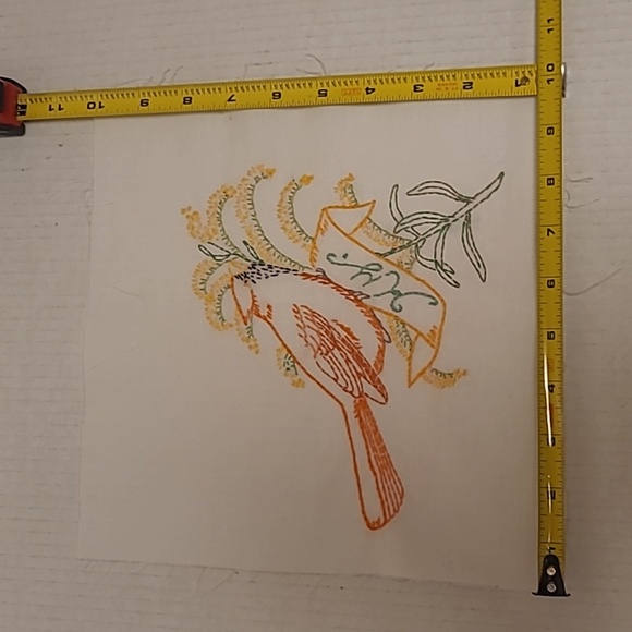 VintagevHand Stitched Kentucky State Bird & Flower - Picture 12 of 14